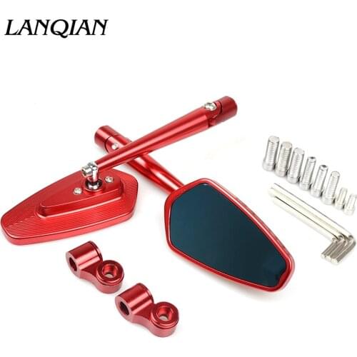 Universal CNC Aluminum motorcycle rearview Side mirror For Honda MSX 125 300 MSX125 MSX300 125MSX 300MSX