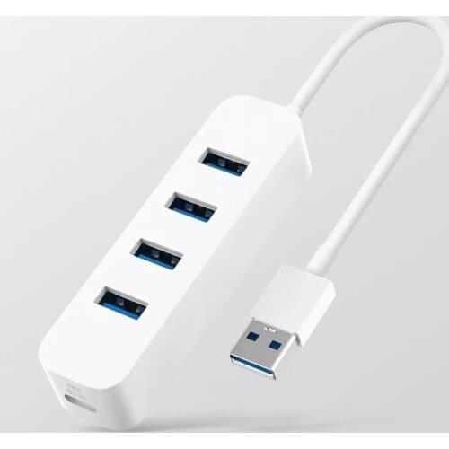 Xiaomi 4-Port USB Interface Separate Plug With Stand-by Power Supply Interface USB Hub Connector Adapter For Computer