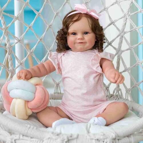 24 inch vinyl DIY blank doll kit fabric fast newborn and stock in body shipping V2O4