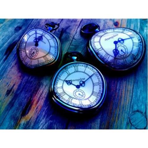 Diamond Painting Full Square New Arrival Pocket Watch Diamond Embroidery Scenic Diamond Mosaic Sale Home Decor ll518