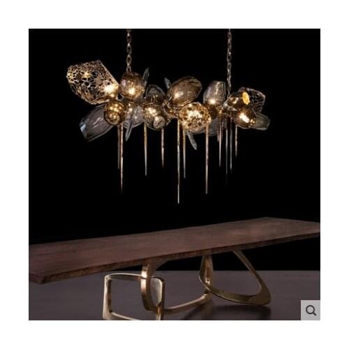 Duplex building chandelier artistic sense creative personality Crystal living room lamp body post-modern luxury decorative lamps