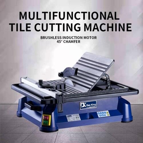 DK-M07 Household Desktop Electric Ceramic Tile Cutter Small Multi-function Stone Floor Tile Jade Cutter Chamfering Machine 220V