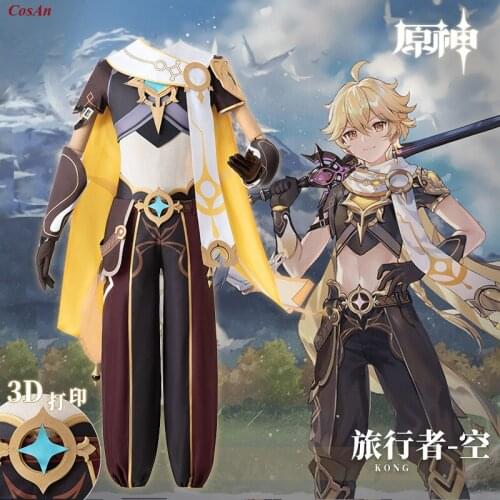 Game Genshin Impact Aether Cosplay Costume High Quality Combat Uniform Full Set Female Activity Party Role Play Clothing XS-XL