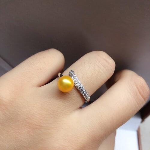 New Arrival Ring Mountings Findings Settings Adjustable Ring Jewelry Parts Fittings Party Accessories for Pearl Beads Stones