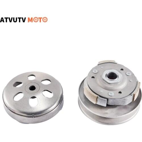 Motorcycle Rear Clutch Cluster Wheel Assembly For GY6 125cc 150cc 152QMI 157QMJ 1P52QMI 1P57QMJ Scooter Moped