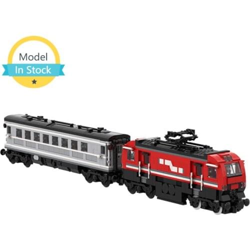 Moc Power Transportation Passenger Train Building Block Model Motor Tractor Brick Suit Mens Hobby Collection Mens Gift Toy
