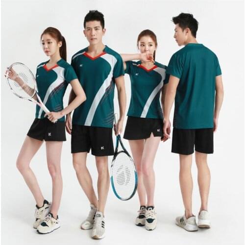 New Badminton shirts Men/women, sport shirt Tennis jerseys,table tennis tshirt,Quick dry Fitness sports training tennis shirts