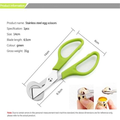 Quail Egg Scissor Bird Cutter Opener Kitchen Tool Clipper Sale shells Scissors Cracker Cigar Stainless Steel Blade Househ