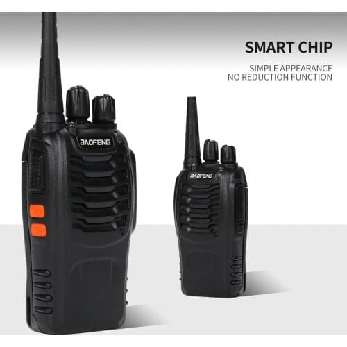 Baofeng BF-888S Walkie Talkie 2W 400-480MHz Handheld Interphone Two-way 16CH Comunicador Transmitter Transceiver Radio