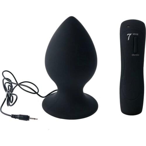 7 Mode Vibrating Silicone Butt Plug Large Anal Vibrator Huge Anal Plug For Women/Couples Adult Game Sex Toys Erotic Products