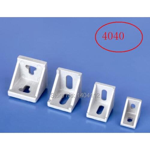 4040 Corner Fitting Angle 40x40 Decorative Brackets Aluminum Profile Accessories L Connector Fasten connector