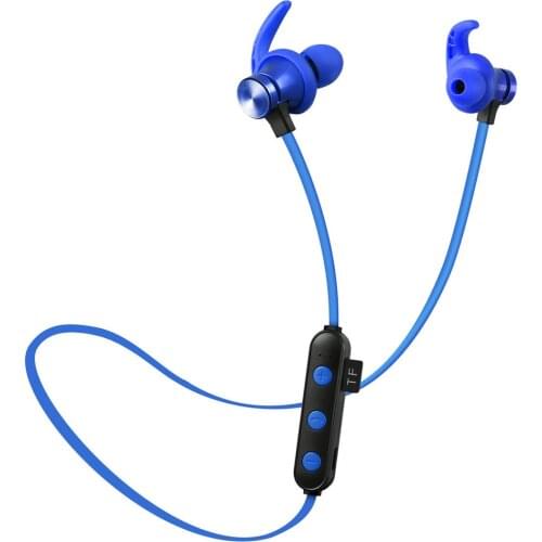 XT22 Sports Wireless Bluetooth Earphone Headset Stereo Bass Waterproof Sports Headphone With Mic TF SD Card