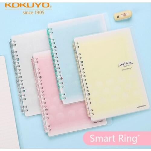 Japan KOKUYO Pastel Cookies Series Loose-leaf Notebook Smart Ring Thin Book A5 B5 Replaceable Loose-leaf Paper WSG-RUYP51