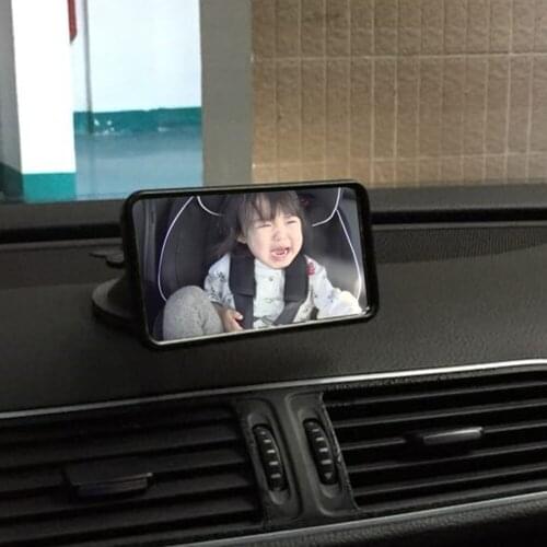 Baby Mirror Auto Car Accessorie Universal Black 12cm Car Easy View Rear Back Seat Baby Child Safety Mirror Suction Mirror Rear