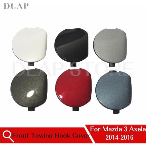 Car For MAZDA 3 AXELA 2014 2015 2016 1PCS Front Bumper Towing Hook Cover Tow Eye Cover Trailer cap