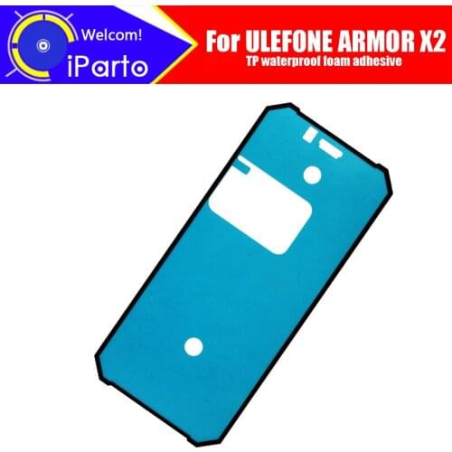 100% original new for ULEFONE ARMOR X2 TP waterproof front frame back glass cover case adhesive sets sticker
