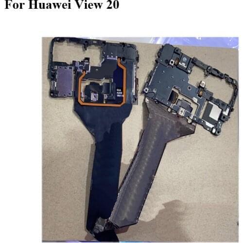 2PCS For Huawei View 20 Small Back Frame shell case cover on Motherboard Mainboard View20 repair parts with frame NFC