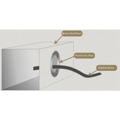 6 Kinds Double Sides O Rubber Grommet Assortment Assorted Set