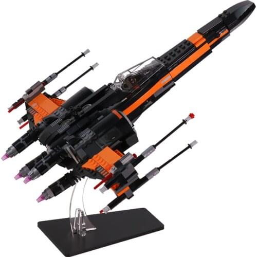 Acrylic Display Stand for Moc 75301 75102 wing series flighter model ,DIY Decoration For Childrens Toy,Kids Gifts(No model