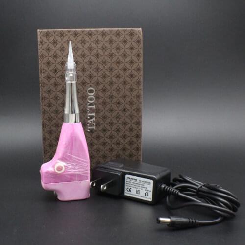1 kit battery Microblading Wireless Tattoo Machine Gun For Permanent Makeup Eyebrow Lip Eyeliner Tattoo with needle &tips