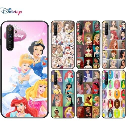 Disney Cartoon Animation Character Princess Collection For OPPO A93 A92 A73 A53S A52 A32 A31 Find X2 X3 Pro Lite Neo Phone Case