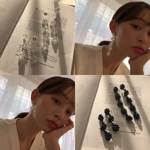 A577 earring long 2 PAIRS