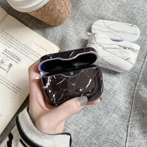 For Sony WF-1000XM3 Case Luxury Retro Marble colorful Pattern Earphone Hard PC Case for Sony WF1000XM3 Cover