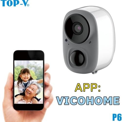 Full HD PIR Sensor Low Power Rechargeable Battery Camera CCTV Mini Indoor Surveillance Outdoor Wifi Wireless Security Camera