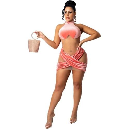 Summer Womens Dress 2021 Sheer Mesh Patchwork Sleeveless Cross Bodycon Mini Dresses Chic Hollow Backless Velvet Rave Outfits