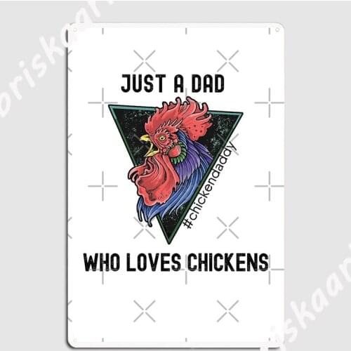 Chicken Daddy Metal Sign Cinema Living Room Retro Club Bar Painting Décor Tin sign Poster