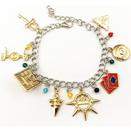 FANTASY UNIVERSE Movie High Quality Fashion Jewelry Cosplay Metal Cartoon Golden Charm Bracelet Woman/Girl/Boy Gift