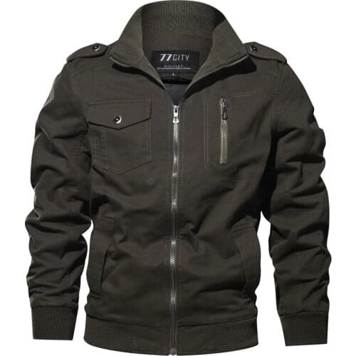 Mens Casual Jacket Jaqueta Masculina Cotton Pocket Streetwear Coats Men Windbreaker Army Military Jackets Plus Size 6XL Clothes