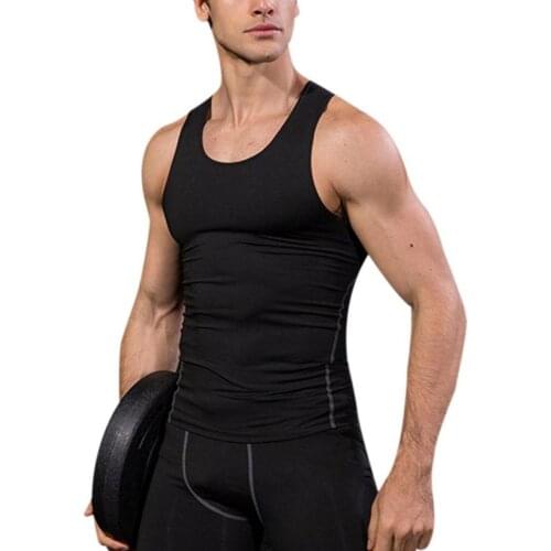 Mens Sport Running Shirt Gym Fitness vest Top Quick Dry Basketball JerseyTraining T Shirt Jogging Clothing