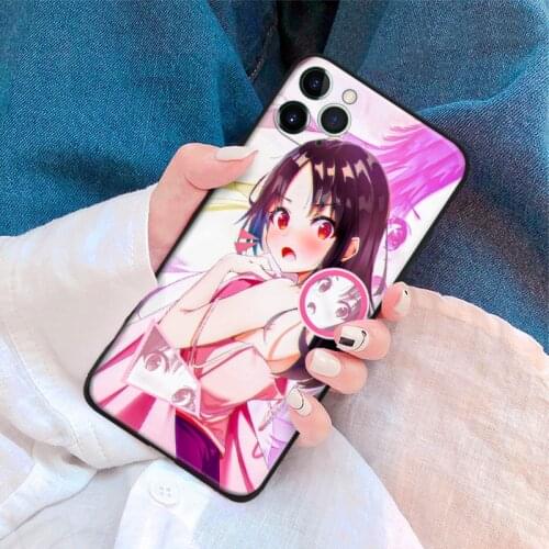 Shinomiya Kaguya Kaguya sama anime For iPhone se 6 6s 7 8 plus x xr xs 11 pro max soft silicone phone case cover shell