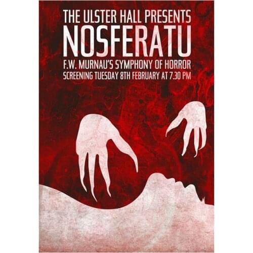 More style Nosferatu 1922 Classic Retro Horror Movie Art Film Print Silk Poster Home Wall Decor 24x36inch