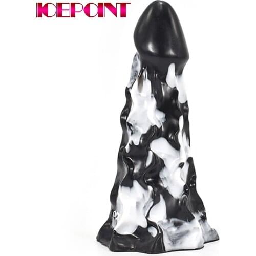 Soft Silicone Anal Extend Butt Plug Art Color Animal Dildos For Women Horse Dragon Penis With Suction Cup Adult Product Sex Toys