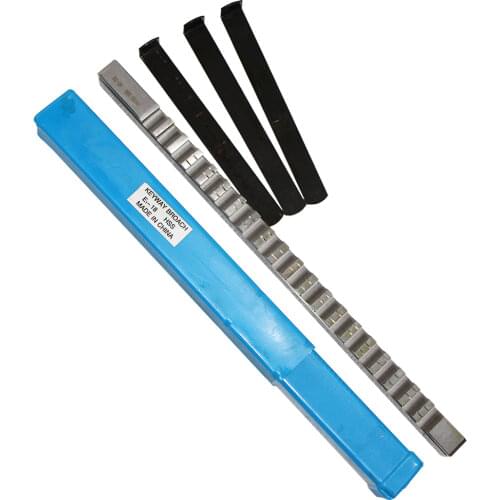 Keyway Broach 18mm E Push-Type HSS Metric Sizes with Shims High Speed Steel CNC Keyway Cutting Machine Tools