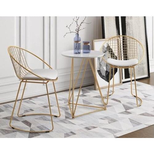 Chair family balcony leisure small table and chair simple modern net red chair milk tea shop table and chair combination