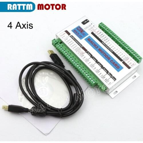 USB Mach3 CNC Control Card 3Axis / 4Axis / 6Axis XHC Motion Breakout Board 2MHz Support Windows 7, 10(32-bits)