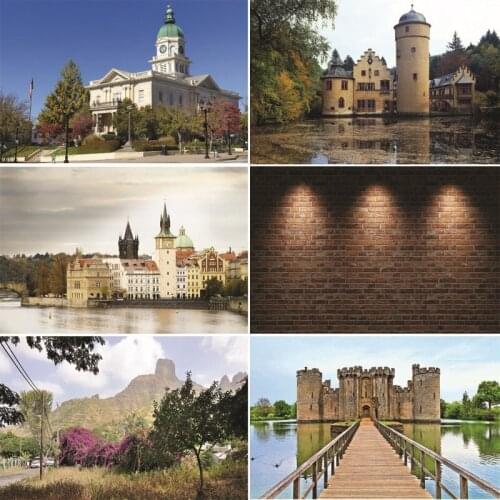 Vinyl Custom Photography Backdrops Props Castle Photo Studio Background QT20721-01