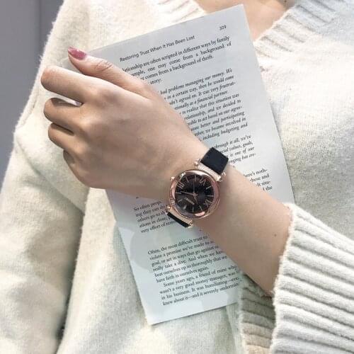 Ladies Designer Wristwatches Luxury Dress Watch Women 2019 Starry Sky Womens Fashion Bracelet Watches Female Clock Reloj Mujer