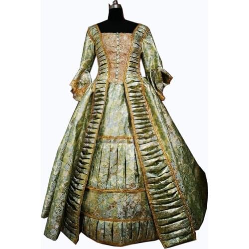 18 Century Civil War Southern Belle Gown vintage Dress/Victorian dresses/scarlett dress US6-26 SC-942
