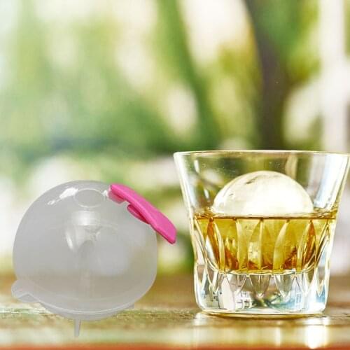 4Pcs Round Ice Cube Mold Whiskey Cocktail Diy Ice Cube Tray Drink Wine Cooler Plastic Ice Mould Kitchen Bar Accessories