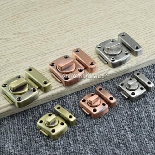 Brand New 4PCS/LOT Furniture Bolts Door Barrel Bolts Lock Bathroom Toilet Door Rim Lock Bolt Security Anti-theft Door Hardware