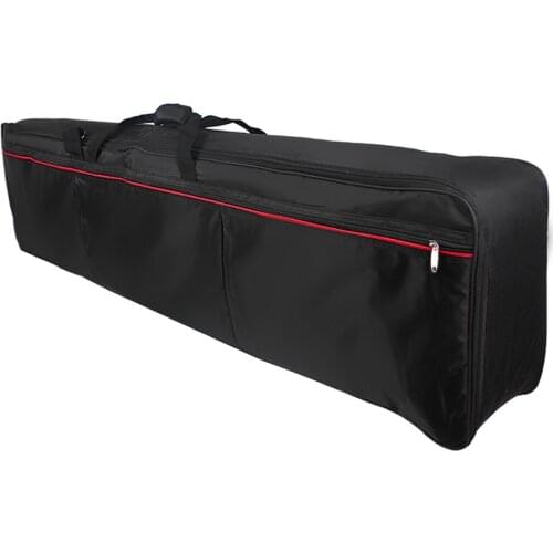 Ammoon 88-Key Keyboard Electric Piano Padded Case Gig Bag Zippered Closure with Top Handle (Bag Webbing Color Random Delivery )