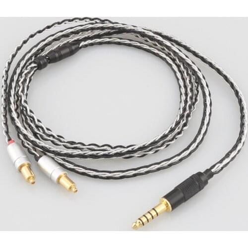 Audiocrast B819AG 7N OCC Silver Plated Cable 4.4mm Balanced Headphone Upgraded Cable for SRH1440 SRH1840 SRH1540 SHR535 846