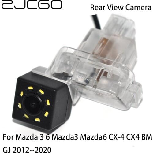 ZJCGO Car Rear View Reverse Back Up Parking Waterproof Night Vision Camera for Mazda 3 6 Mazda3 Mazda6 CX-4 CX4 BM GJ 2012~2020