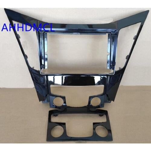 Car Fascia Navigation Fascias Dash Frame Kit For 9" Universal Android Multimedia Player For Sonata YF 2011 2012 2013 2014 2015