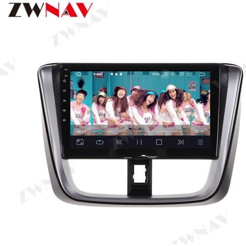Android 10.0 4G64G Car DVD Player GPS Navigation For Toyota VIOS Yaris 2016-2018 Auto Radio Stereo Multimedia Player HeadUnit