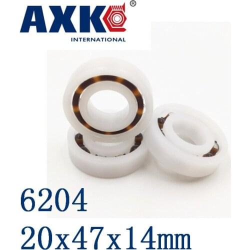 Axk 6204 Pom (10pcs) Plastic Ball Bearings 20x47x14mm Glass Balls 20mm/47mm/14mm